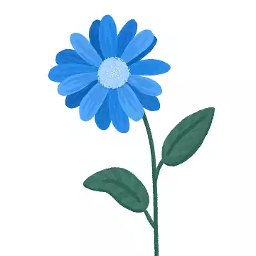 blue flower png download